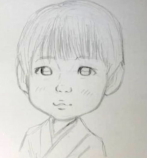 子供 男の子の似顔絵の書き方 ペン入れ 似顔絵 イラスト描き方講座