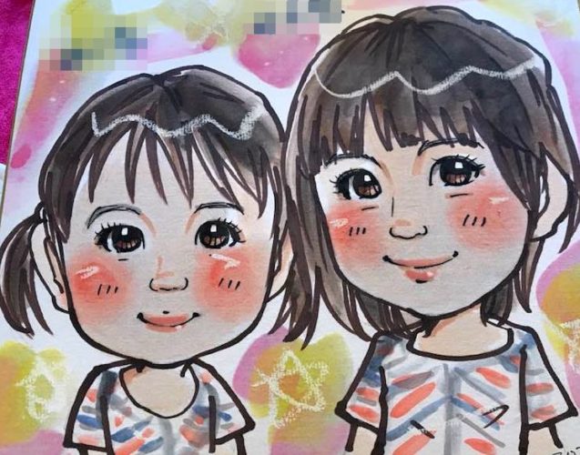 女の子のイラスト 簡単な書き方 アナログ 似顔絵 イラスト描き方講座