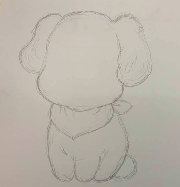 犬 イラスト ゆるい 書き方