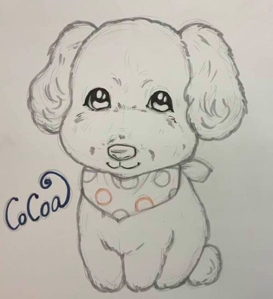 犬のイラストの描き方 初心者でも簡単 似顔絵 イラスト描き方講座