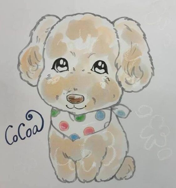 犬のイラストの描き方 初心者でも簡単 似顔絵 イラスト描き方講座