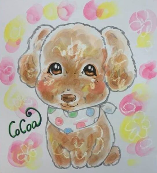 犬のイラストの描き方 初心者でも簡単 似顔絵 イラスト描き方講座