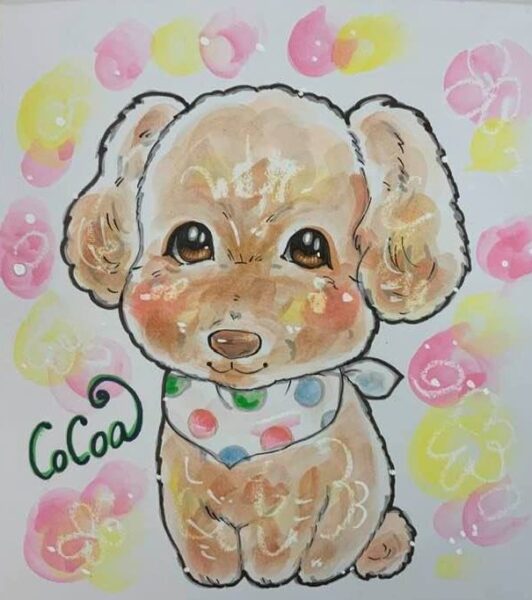 犬のイラストの描き方 初心者でも簡単 似顔絵 イラスト描き方講座